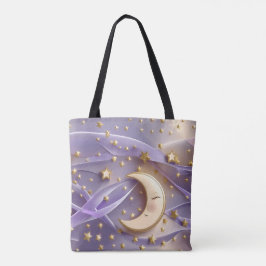 Bolso De Tela Pale Gold Lavender Moon Luxe Aesthetic