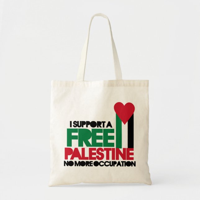Bolso De Tela Palestina Libre (Frente)