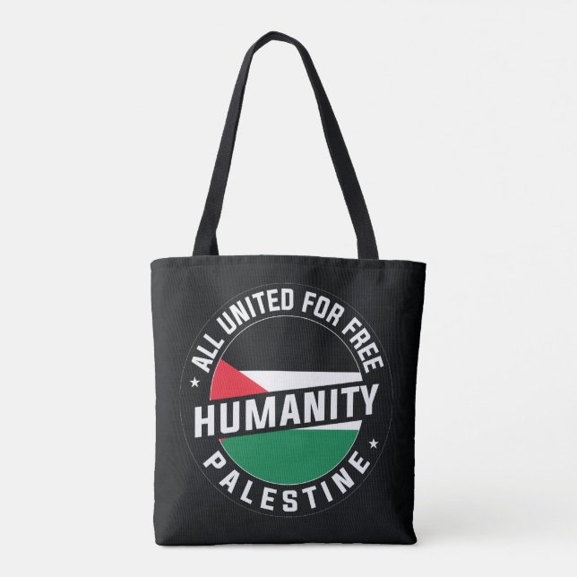 Bolso De Tela Palestina Libre (Reverso)