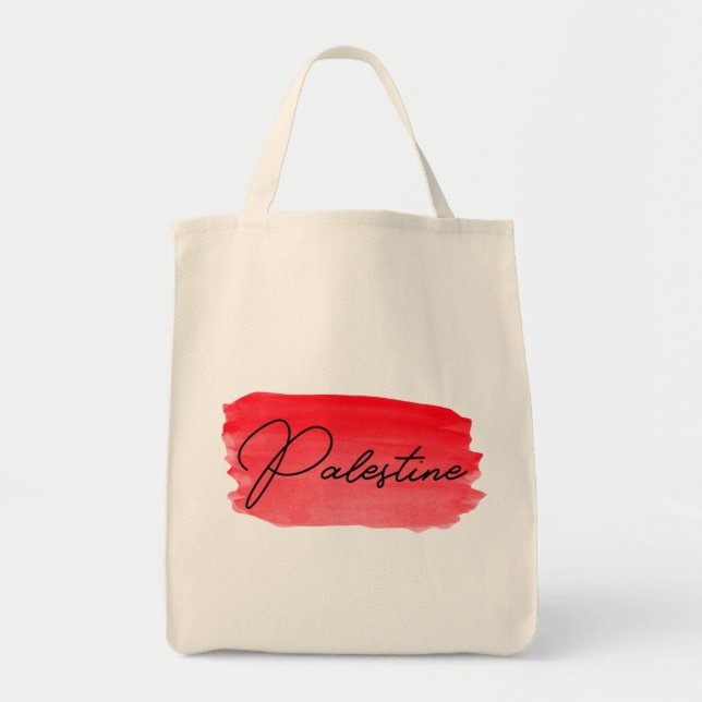 Bolso De Tela Palestina Libre de Gaza (Frente)