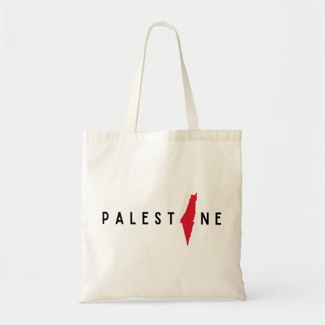 Bolso De Tela Palestina Libre Gaza (Frente)