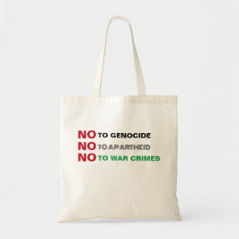 BOLSO DE TELA PALESTINA LIBRE NO AL GENOCIDIO DE LOS CRÍMENES DE