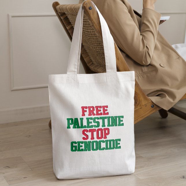 Bolso De Tela Palestina Libre para el genocidio (Subido por el creador)