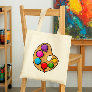 Bolso De Tela Paleta de arte de pintores