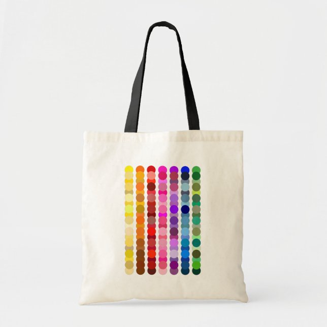 Bolso De Tela Paleta de colores (Frente)