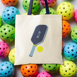 Bolso De Tela Paleta de Pickleball con Monograma Deportes