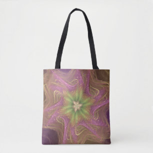 Bolso De Tela Paleta púrpura de luz fractal de tote