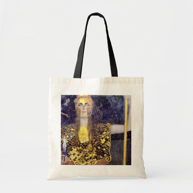 Bolso De Tela Pallas Athena, Gustav Klimt (Frente)