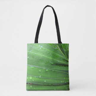 Bolso De Tela Palm and Raindrop navidades