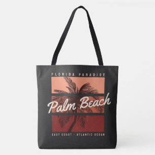 Bolso De Tela Palm Beach Florida
