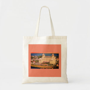 Bolso De Tela Palm Beach, Florida - Foto de Vintage Skyline