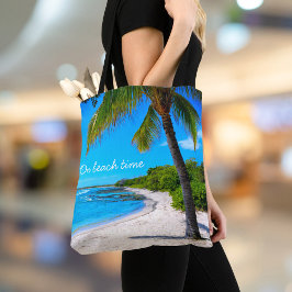 Bolso De Tela Palm De Playa Tropical Hawaii Tipo Playa