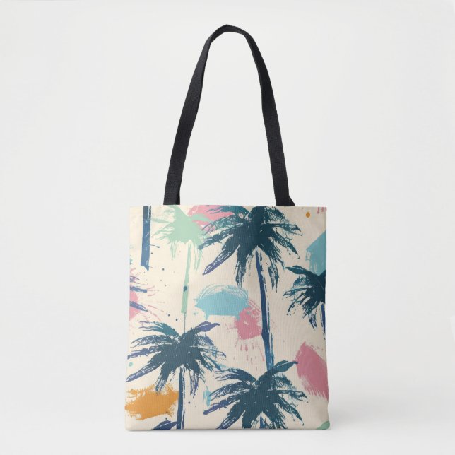 Bolso De Tela Palm Leaf Beach Bag (Anverso)