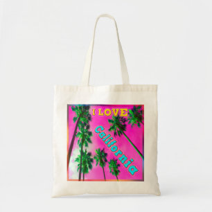 Bolso De Tela "Palm Sky: me encanta California 3" Bag