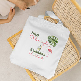 Bolso De Tela Palm Springs Last Flamingle Bachelorette Party