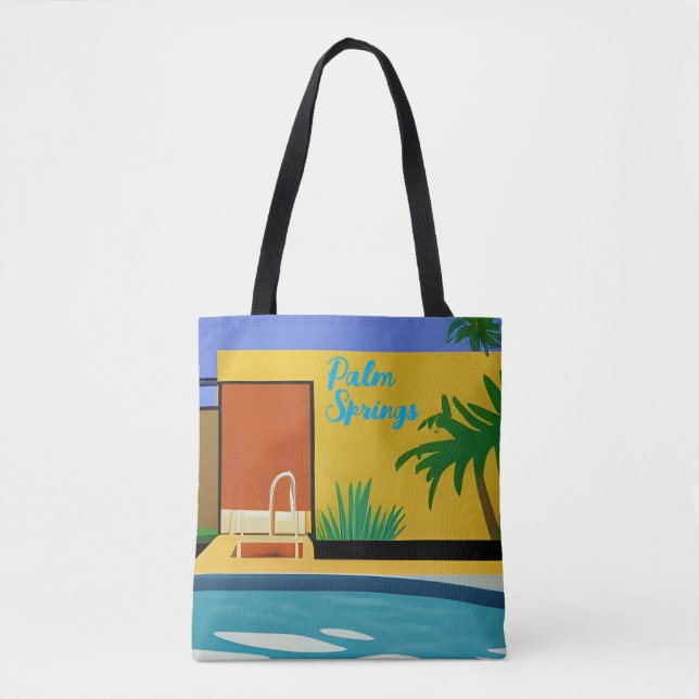 Bolso De Tela Palm Springs Life (Anverso)