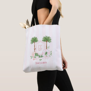 Bolso De Tela Palm Springs Monograma Rosa Cabana Despedida de So