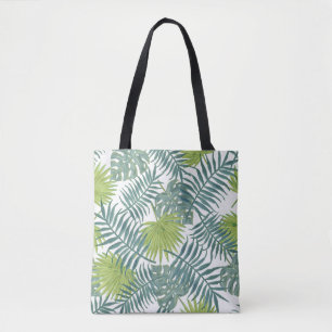Bolso De Tela Palm Tree Fronds Pintando Hawaian