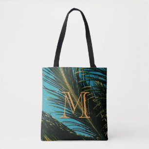 Bolso De Tela Palm Tree Leaves M Tote Bag