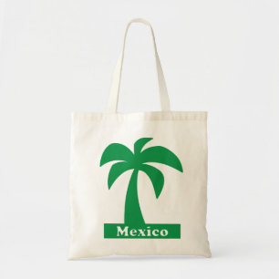 Bolso De Tela Palm Tree (Vacaciones en México) - Tote presupuest