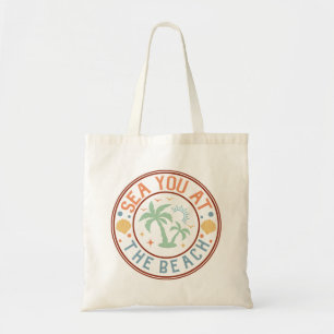 Bolso De Tela Palm Trees Cute Girly Beach Tote Bag