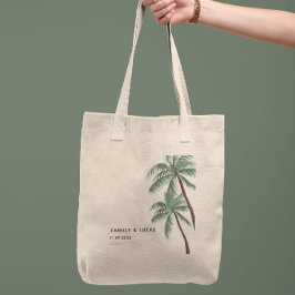 Bolso De Tela Palm Trees minimalistas