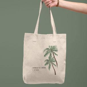 Bolso De Tela Palm Trees minimalistas