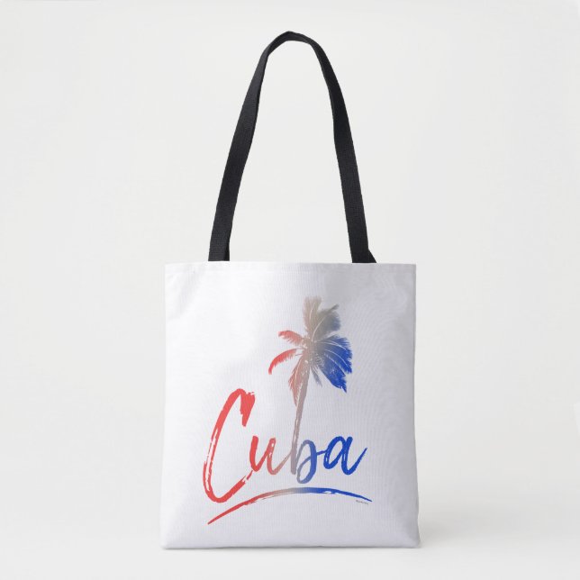 Bolso De Tela Palma de Cuba (Anverso)