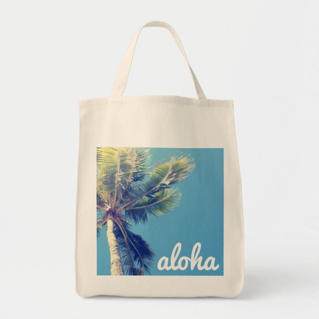 Bolso De Tela Palma de la hawaiana (Frente)