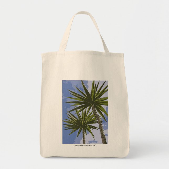 Bolso De Tela Palmeras (Frente)