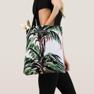 Bolso De Tela Palmeras acuáticas