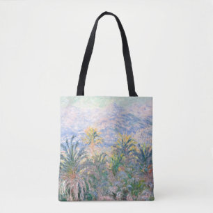 Bolso De Tela Palmeras de Bordighera por Monet