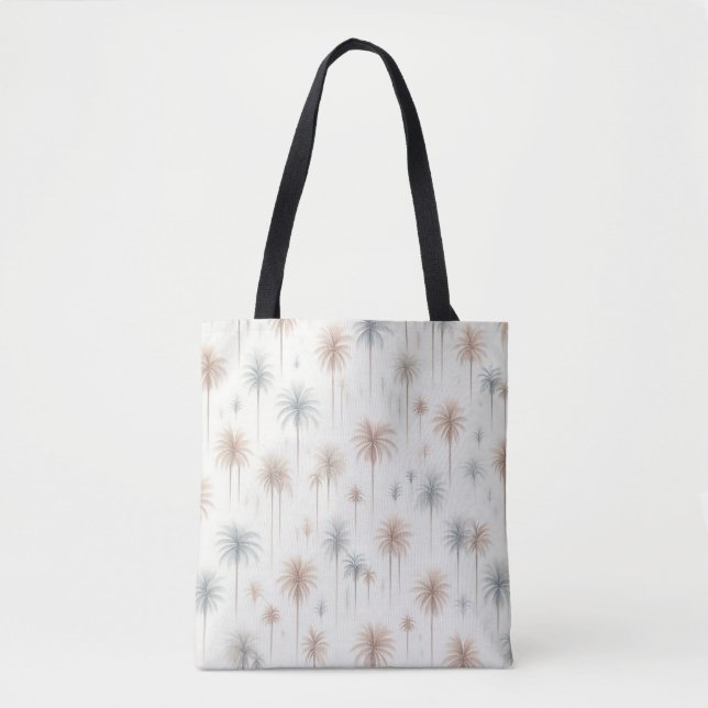 Bolso De Tela Palmeras de Fuegos Artificiales (Anverso)