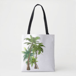 Bolso De Tela Palmeras de playa para boda en el océano