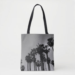 Bolso De Tela Palmeras oceánicas de verano Fotografía en blanco 