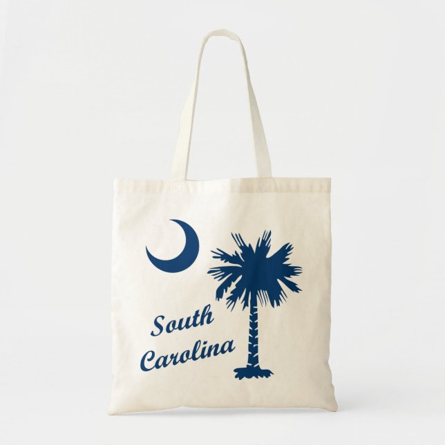 Bolso De Tela Palmetto de Carolina del Sur (Frente)
