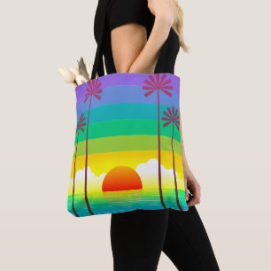 Bolso De Tela Palms Beach Tote Bag