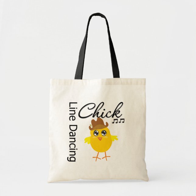 Bolso De Tela Palo de baile de línea (Frente)