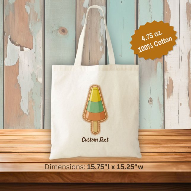 Bolso De Tela Palo de sorbete con forma de cono (Subido por el creador)