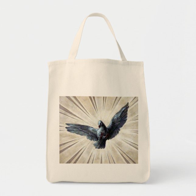 Bolso De Tela paloma (Frente)