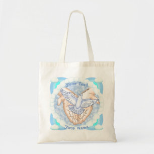 Bolso De Tela Paloma de Manos Cristianas