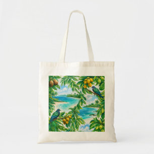 Bolso De Tela Paloma de Playa Tropical de Islas Nicobar