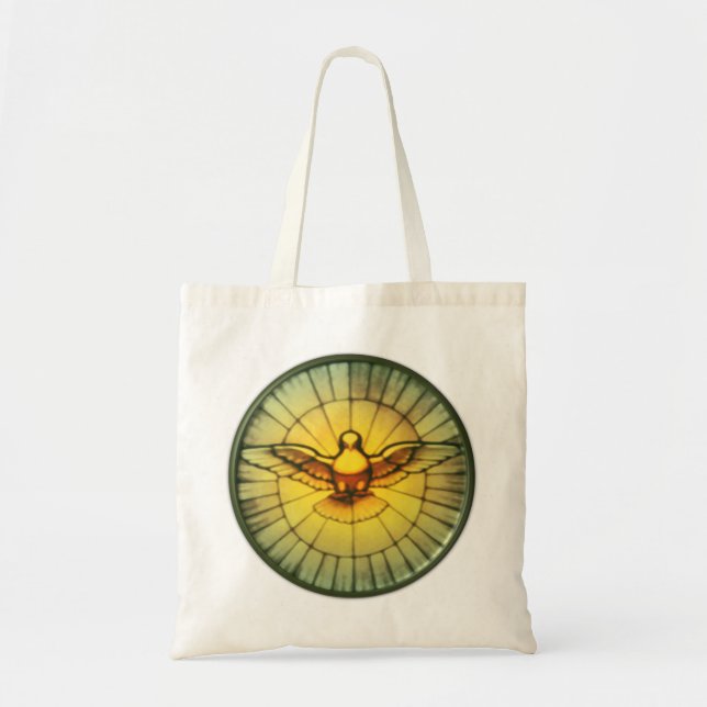 Bolso De Tela Paloma del Espíritu Santo (Frente)