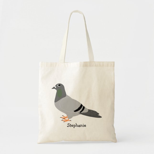 Bolso De Tela Paloma personalizada (Frente)