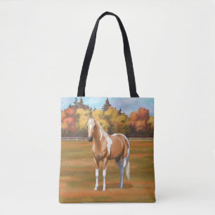 Bolso De Tela Palomino Pinto Quarter Horse Paint Stallion