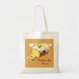 Bolso De Tela Pan De Pastel De Lemon Loaf Con Hielo