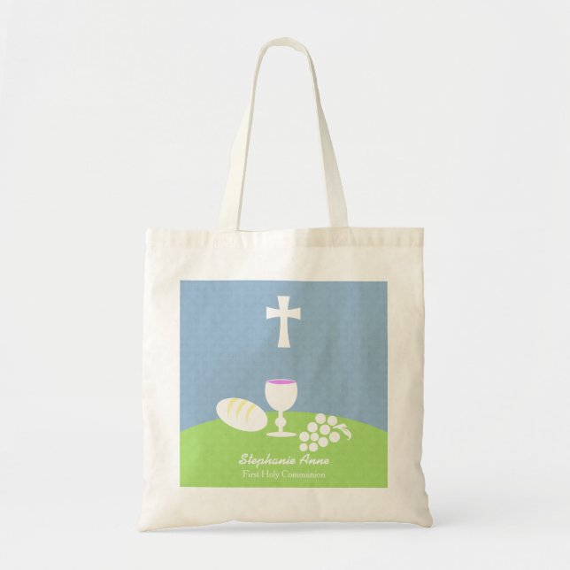 Bolso De Tela Pan de vida de la comunidad (Frente)