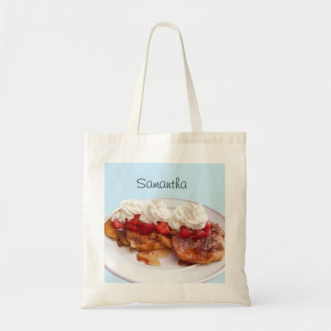 Bolso De Tela Pan Dulce Con Fresas Y Crema (Frente)