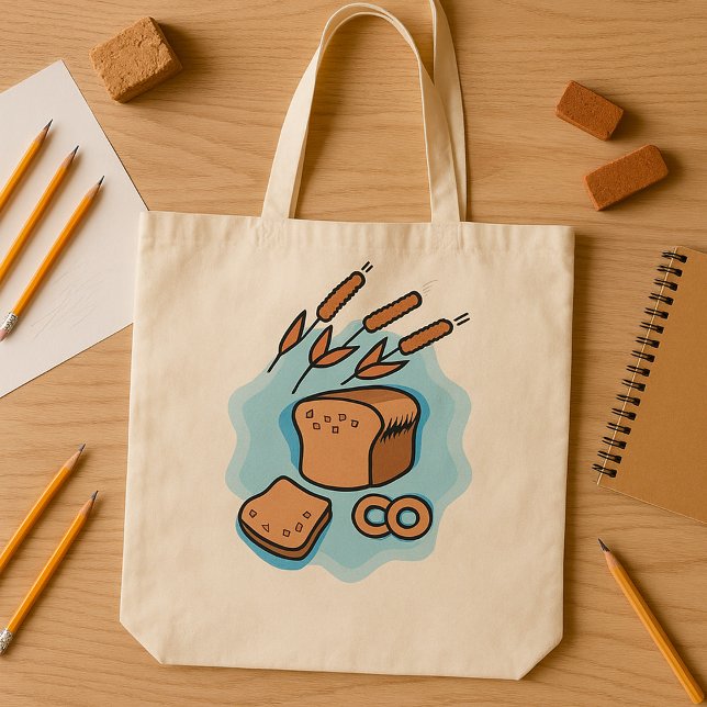 Bolso De Tela Pan Integral Rústico Hogar Comida Campestre (Subido por el creador)