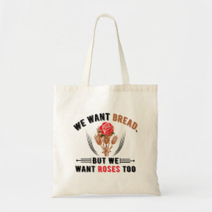 Bolso De Tela Pan y Rosas Tote Bag